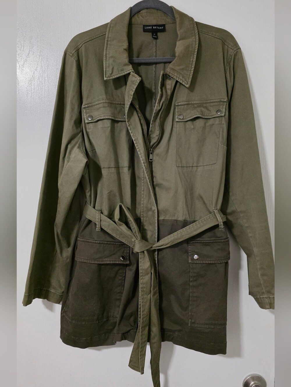 Lane Bryant Olive Green Jacket